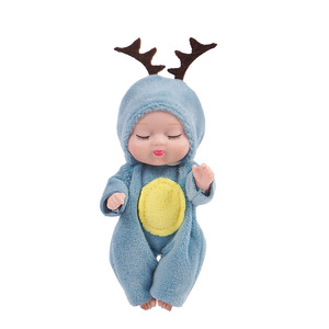 Nouvelle poupée réaliste de 11 cm, populaire et en gros : jouet à habiller pour bébé endormi, cadeau de Noël idéal pour les enfants et décoration adorable - Product Image 4