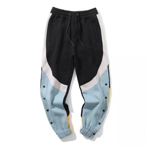 Pantalon de jogging chaud et épais 450 g/m² coupe ajustée pour homme, idéal pour l'entraînement, la gym, avec taille élastique et cordon de serrage - Product Image 1