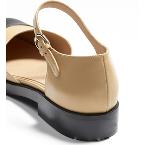 Nouvelles chaussures Mary Jane vintage à plateforme, style décontracté de rue, en <span class=keywords><strong>cuir</strong></span> de chèvre uni, bout rond <span class=keywords><strong>noir</strong></span>, escarpins et mules pour <span class=keywords><strong>femme</strong></span> - Product Image 4