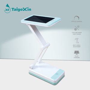 Đèn Bàn <span class=keywords><strong>LED</strong></span> Sạc Di Động, Đèn Bàn Học Hiện Đại Có Thể Điều Chỉnh Độ Sáng Cao Với Bảng Điều Khiển Năng Lượng Mặt Trời - Product Image 2