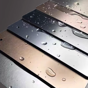 Panneaux muraux en ardoise de carbone imperméables d'usine Panneau de décoration en métal marbré - Product Image 1