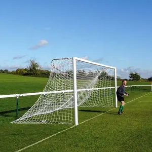 Gawang sepak bola portabel 2.4 m x 1.5 m (8x5 kaki), tas jaring sepak bola