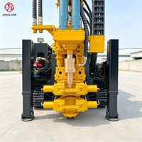 Foreuse de puits d'eau portable JHR-800, entièrement hydraulique, à circulation inversée, alimentée au diesel, pour forage jusqu'à 800 m de profondeur