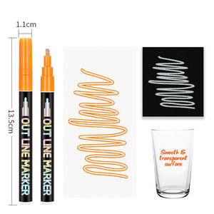 <span class=keywords><strong>Artline</strong></span> Solid Multicolor Medium Point Art 20 Pcs colori pennarelli Glitter per carta nera - Product Image 3