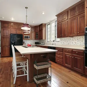 קניה מייפל עץ בסיס קיר ארון מטבח ארונות עם מכשירי חשמל סט - Product Image 1