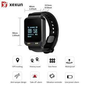 Xexun Bracelet de montre caché portable Bracelet Gp pour l'autisme pour les personnes âgées faux bracelet d'assignation à résidence Gps Tracker - Product Image 2