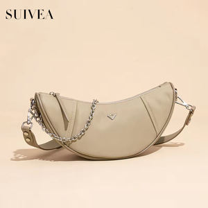 2025 sacs pour femmes marque haute qualité Nylon boulette sac nouveaux Sacs Main Pour Femmes unique épaule bandoulière chaîne croissant sac - Product Image 3