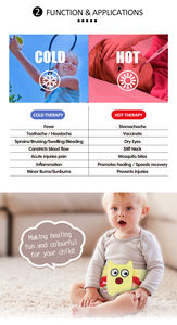 Sabuk Perut Bayi untuk Meredakan Gas dan Kolik Bantalan Pemanas Herbal yang Dapat Disesuaikan untuk Meredakan Kolik Perut Bayi Baru Lahir - Product Image 3