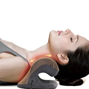 Graphene Heated Headache Muscle Tension Golden Supplier Cervical Neck And Shoulder Relaxer Eva Traction Pillow Neck Stretcher