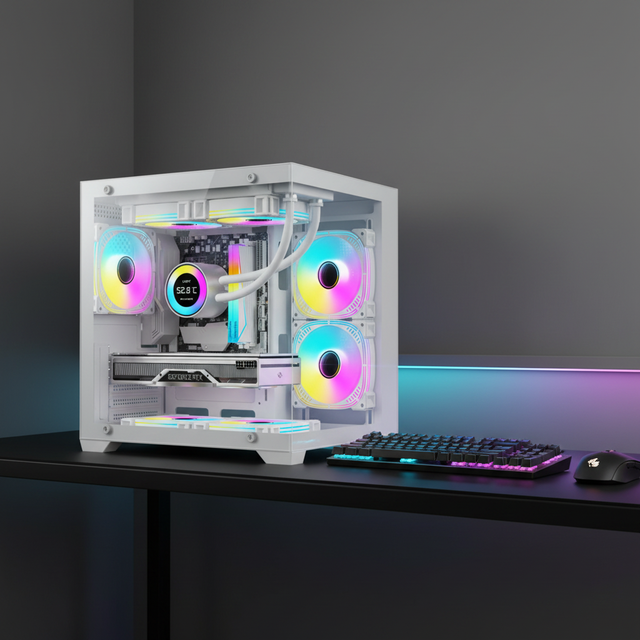 Hot Sale Modern Micro ATX Dust Screen Computer Pc Cabinet Rgb Gaming Pc case E-atx Large Pc Cases