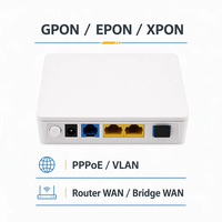 Modem fibre optique FTTH RJ45 1GE + 2.5GE 1 ou 2 ports LAN GPON Gigabit EPON, récepteur optique XPON, routeur ONU