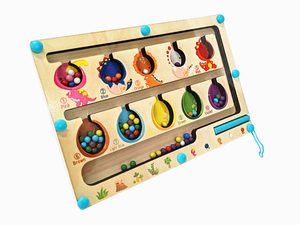 Tablero de Rompecabezas de Madera con Números y Colores, Juguete Educativo Montessori para el Desarrollo de la Motricidad Fina para Niños y Niñas, con Certificación CE - Product Image 5