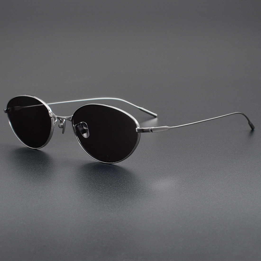 c2 Montatura Argento / Lenti Nere