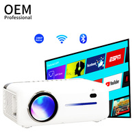 Proyector de Datos Mini LED E520H Inteligente y Portátil de 9000 Lúmenes para Cine en Casa Multimedia de Alto Brillo