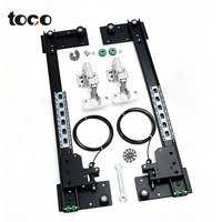 Accessoires de quincaillerie pour porte coulissante escamotable silencieuse à pivot dissimulé pour armoire et placard