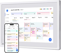 Écran LCD interactif mural intelligent de 15,6 pouces avec calendrier numérique et écran tactile pour les horaires familiaux, OEM, tension 5V