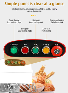 เครื่องผสมแป้งเค้กและพิซซ่ารุ่นใหม่ขายดี พร้อมเทคโนโลยีแบบเกลียว ผลิตจากสแตนเลสเกรดอาหาร สำหรับใช้ในร้านเบเกอรี่ - Product Image 3