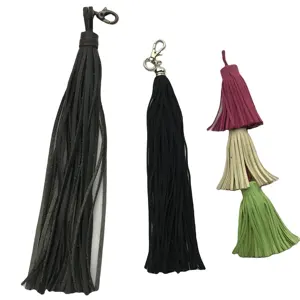 Genuine Leather PU PVC Leather Microfiber Suede PU Leather Tassel Fringe For Clothing Handbag Decoration And Jewelry Accessories