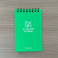 Libreta de Bolsillo Personalizable, Impermeable, con Espiral, de Papel de Piedra, para Negocios, 127*76mm