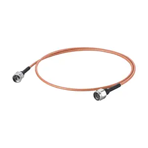 Sma Mannelijke Naar Sma Mannelijke Connector Antenne Coaxiaal Gegoten Rg141 Kabel 0.2/0.5M