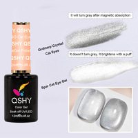Nicole 288pc Set 15ml Magnétique Gel Vernis Noir Brun Cateye Style Base D'eau DIY Nail Tpo Gratuit Semi-Permanent Vernis Lot