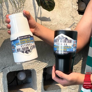 Rocky Mountain Tumbler 30oz Stainless Steel Vacuum Insulated Cup With Straw For Outdoor Camping Car Use - Product Image 3