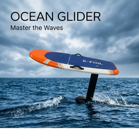 Nouvelle version améliorée : Planche électrique Efoil 8KW en fibre de carbone, 45 km/h, avec hélice robuste en alliage d'aluminium pour les eaux océaniques, SUP tout-terrain