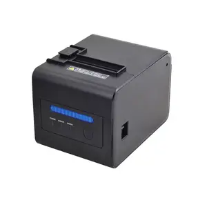Impresora térmica de 3 pulgadas, dispositivo de impresión con puerto azul, USB, ethernet, pos, controlador de 80mm, descarga de recibos, POS80, barato