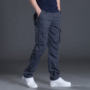<span class=keywords><strong>Pantalon</strong></span> décontracté pour <span class=keywords><strong>homme</strong></span>, style vintage, <span class=keywords><strong>grande</strong></span> <span class=keywords><strong>taille</strong></span>, en toile, <span class=keywords><strong>taille</strong></span> mi-haute, coupe ample, droit, pour l'hiver, multi-poches - Product Image 3