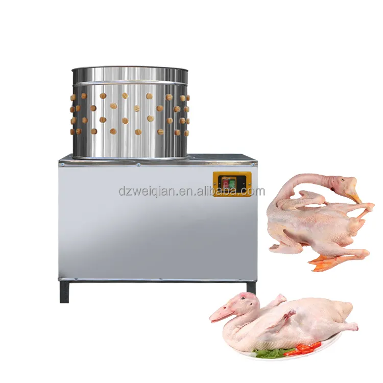 Macchina per spennare il pollo in acciaio inossidabile prodotta in cina macchina per la macellazione di piume di plucker di pollame