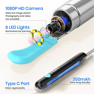 Bebird R1 Enlèvement de cire <span class=keywords><strong>d</strong></span>'oreille <span class=keywords><strong>Caméra</strong></span> <span class=keywords><strong>Endoscope</strong></span> Visual Ear Pick avec connectivité sans fil Wi-Fi Prend en charge les téléphones IOS et Android - Product Image 5