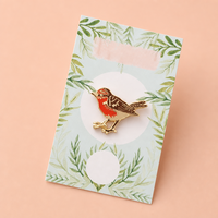 Maßgefertigter Emaille-Pin mit Vogeldesign, Vergoldetes Anstecknadel-Abzeichen für Souvenirs, Reisen und Geschenke, Großhandel mit individuellem Logo-Box-Set