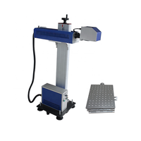 Codage par lots à vitesse rapide 30w et code de date d'expiration Co2 machine de marquage laser volant en ligne pour bouteille en verre et plastique