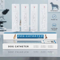 Cathéter vétérinaire chirurgical jetable pour chien, tube urinaire stérile en plastique souple pour chiens