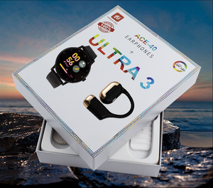 Смарт-часы Fashion Relojes Android ACE-40 2 в 1 с наушниками ULTRA 3 - Product Image 4