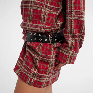Nouveau modèle de robe chemise style Bdbh Ouyang Nana, taille cintrée, nouvelle conception hiver, jupe décontractée - Product Image 6