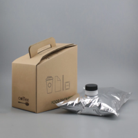 Sacs d'emballage jetables personnalisés en gros pour distributeurs Bag-in-Box de café froid, vin et jus de fruits