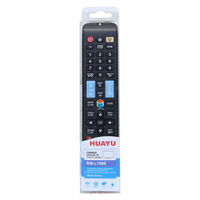 Control Remoto Universal para TV HUAYU RM-L1598, Código Fijo, Compatible con Todos los Televisores Samsung Smart LCD LED QLED SUHD UHD HDTV Curvos Plasma 4K 3D