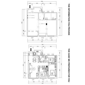 Service <span class=keywords><strong>de</strong></span> design d'intérieur tout-<span class=keywords><strong>en</strong></span>-un avec rendu <span class=keywords><strong>3D</strong></span>, plans <span class=keywords><strong>de</strong></span> construction CAO, <span class=keywords><strong>plan</strong></span> d'étage, panorame VR et liste des matériaux - Product Image 2