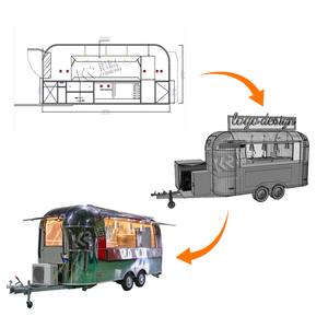 Nuevo Remolque de Comida Rápida Móvil Moderno 2025 en Venta, Remolque de Catering Móvil con Cocina Completa - Product Image 4
