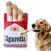 Usine en gros Cigarette chien jouet nouveau animal de compagnie auto-salut molaires résistantes aux morsures en peluche Style Durable