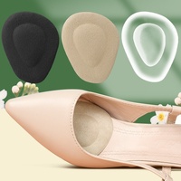 Semelles intérieures GEL pour chaussures à talons hauts pour femmes, coussinets d'avant-pied demi-taille, épaissis, antidérapants, transparents, souples, absorbant les chocs, forme goutte d'eau à l'avant