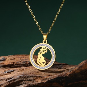 Collar <span class=keywords><strong>de</strong></span> Abrazo <span class=keywords><strong>de</strong></span> Mamá y Bebé, Chapado en Oro <span class=keywords><strong>de</strong></span> 18K, Collares <span class=keywords><strong>de</strong></span> Amor, Regalo <span class=keywords><strong>de</strong></span> Joyerí<span class=keywords><strong>a</strong></span> para <span class=keywords><strong>Madre</strong></span> e <span class=keywords><strong>Hija</strong></span>, Dí<span class=keywords><strong>a</strong></span> <span class=keywords><strong>de</strong></span> la <span class=keywords><strong>Madre</strong></span>, Cumpleaños - Product Image 3