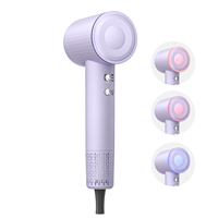 Sèche-cheveux à moteur sans balais haute vitesse 110000 tr/min avec lumière LED pour hôtel et usage domestique