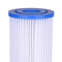 Système de filtration pour baignoire de douche extérieure à immersion froide, design cylindrique, léger (0,5 kg) pour un traitement de l'eau tout-en-un