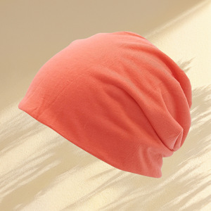 Solid Color Slouch Beanie Unisex Lightweight Breathable Warm Windproof Stack Hat Adult Fashion Trendy Thin Fit - Product Image 1