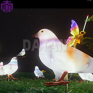 Factory Supply Ip65 Waterproof Insect Motif Lamp Colorful Simulated Dynamic Customized Decorative <b>Lights</b> Landscape - Product Image 1