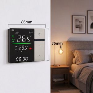 Termostato WiFi Inteligente para Calefacción por Suelo Radiante, Control por Aplicación Tuya, Pantalla a Color de 4.5 Pulgadas, 16A, Control de Temperatura para Calefacción Eléctrica por Suelo Radiante - Product Image 5