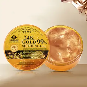Großhandel 24K Gold-Glas-Glanzcreme für das Gesicht strahlende Haut beruhigungsgel Anti-Falten
