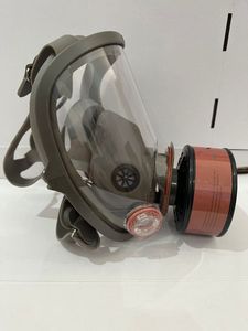 Venta caliente reutilizable 6800 Kn95 máscara de respirador de silicona de cara completa Antigas con filtros dobles - Product Image 4
